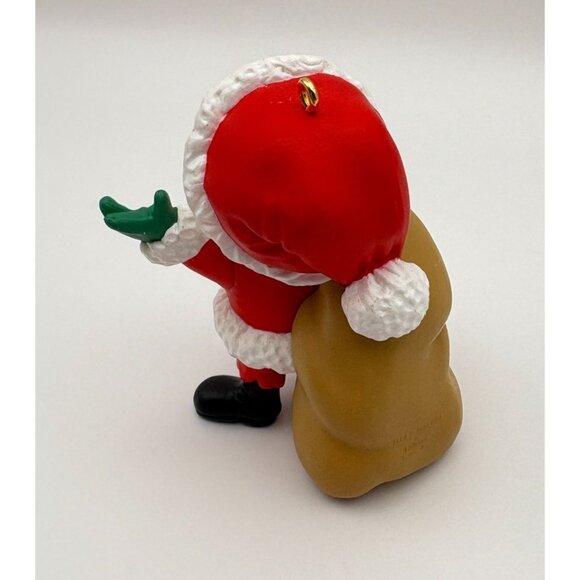 Hallmark Looney Tunes Elmer Fudd Santa Claus Christmas Tree Ornament 1993 - Picture 2 of 9